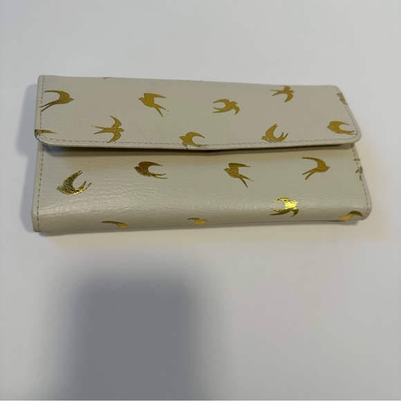 RedEnvelope Jewelry Travel Organizer Wallet Dove Leather Wolf Designs LusterLoc - Picture 2 of 5